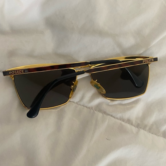 Rare Vintage Police Clubmaster Sunglasses - Picture 3 of 8